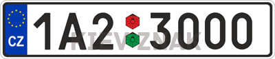 Автомобильные номера Чешской республики