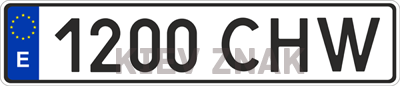 Автомобильные номера Испании