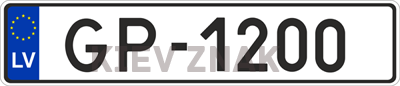 Автомобильные номера Латвии