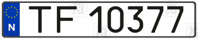 Автомобильные номера Норвегии